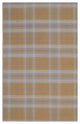 Gold Transitional Geometric Plaid Area Rug