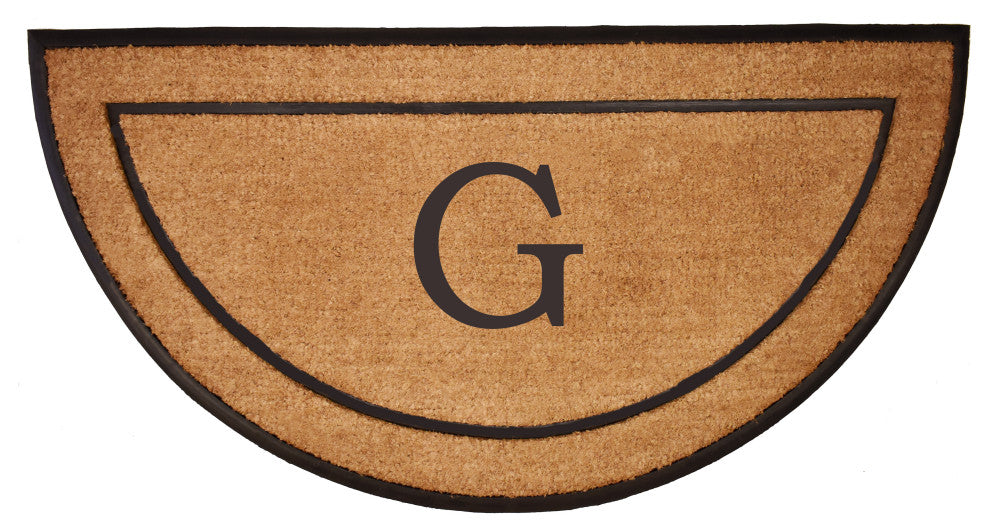 Calloway Mills The General Monogram Doormat, Letter G