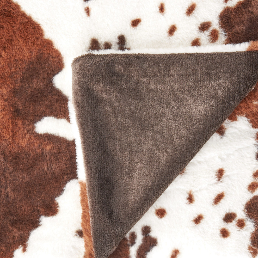 Indira Faux Fur Throw Blanket