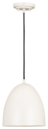 Zlite 6012P9-SWH 1-Light Pendant, Satin White