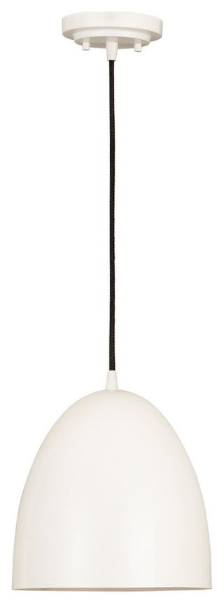 Zlite 6012P9-SWH 1-Light Pendant, Satin White