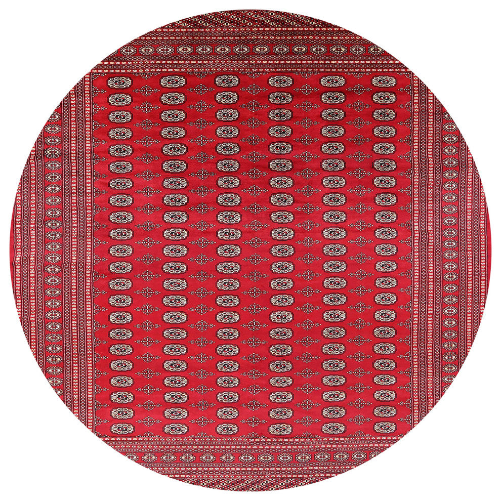 Ahgly Company Indoor Round Mid-Century Modern Area Rugs, 6' Round