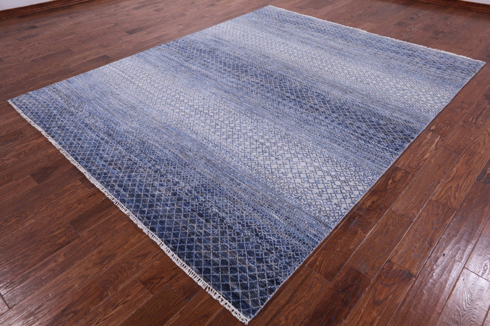 Savannah Grass Handmade Wool Rug 7' 8" X 10' 7" - Q13259