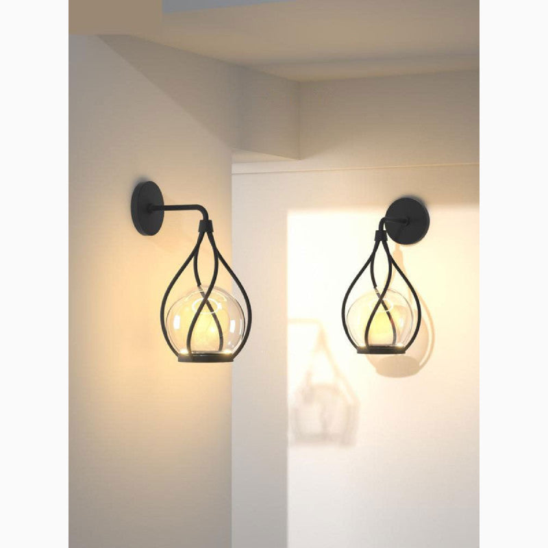 Modern Outdoor LED Waterproof Wall Sconce for Courtyard, Porch