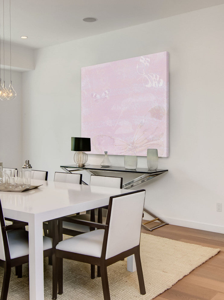 "Butterfly VI" Painting Print on Canvas by Aryai