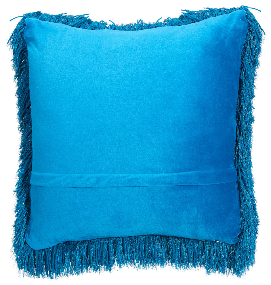 Mina Victory TL004 Throw Pillow, Teal, 20" x 20"