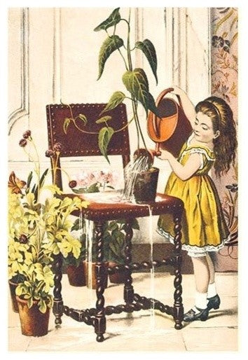Watering - Fine Art Giclee Print 24" x 36"