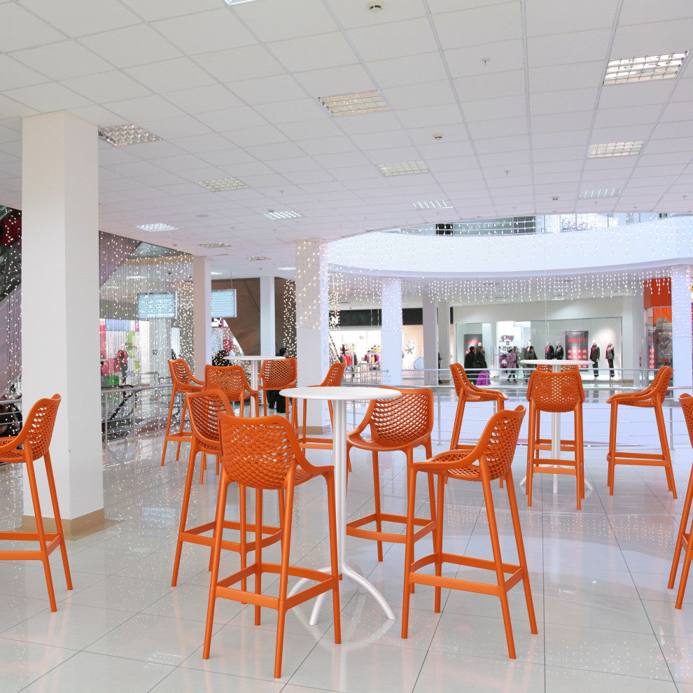 Compamia Air Bar Stools, Set of 2, Orange