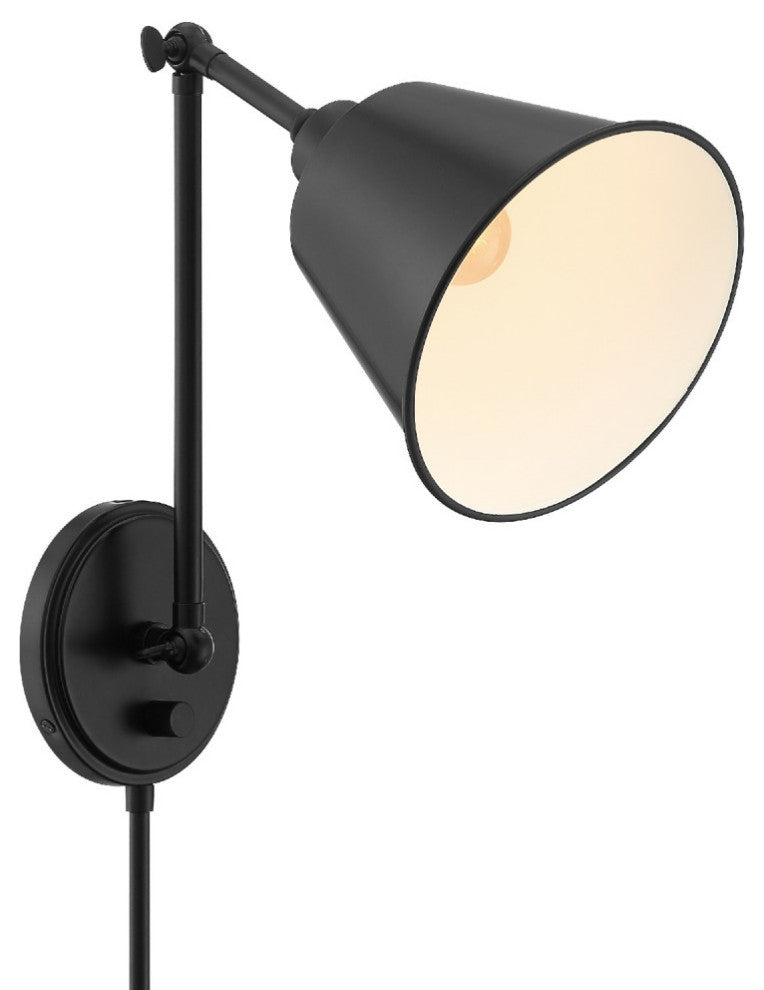 Mitchell 1 Light Wall Mount in Matte Black