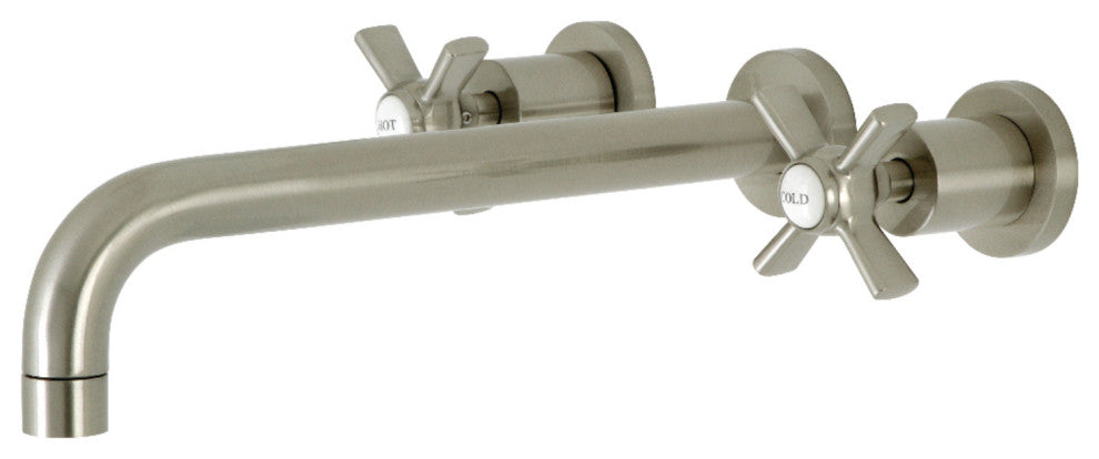 KS8058ZX Wall Mount Tub Faucet, Brushed Nickel