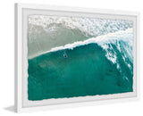 "Riding the Wave" Framed Painting Print, 18"x12"