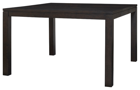 Modern Wood Counter Height Kitchen Dining Table, Black