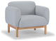Metro, Tulum Accent Chair, Light Gray