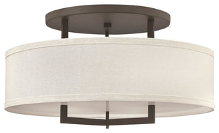 Hampton Semi-Flush Mount, Buckeye Bronze