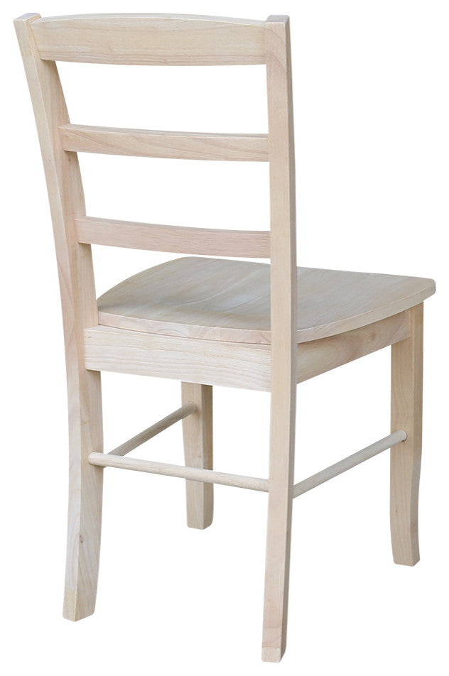 Set of Two Madrid Chairs, Unfinished