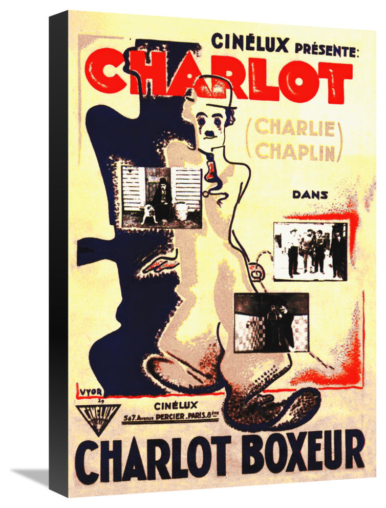 Charlie Chaplin, French, The Champion, 1915, 15x22
