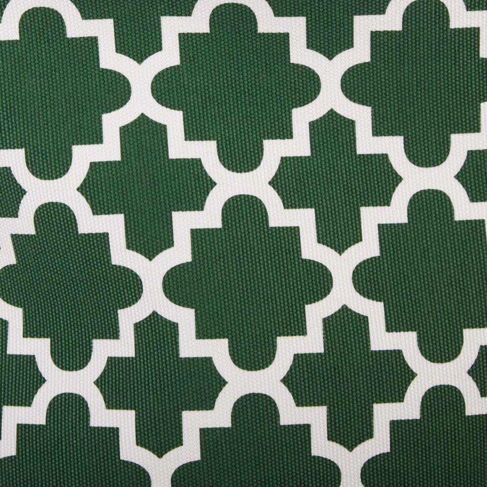 DII Polyester Bin Lattice Hunter Green Rectangle Medium