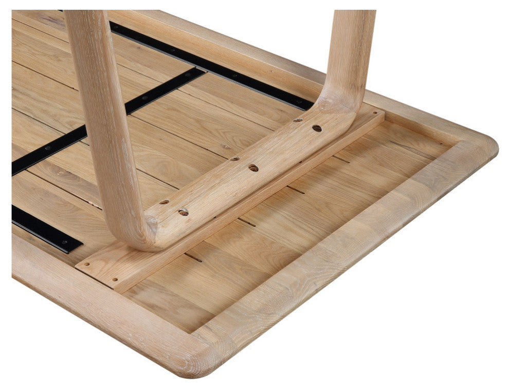 Malibu Dining Table White Oak