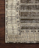Mika In/out Area Rug by Loloi, Charcoal / Ivory, 2'5"x7'8"