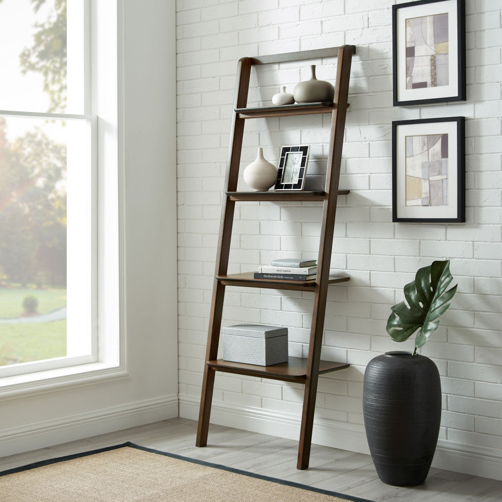 Currant Leaning Shelf, Black Walnut