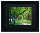 'Intimate Landscape' Matted Framed Canvas Art by Philippe Sainte-Laudy