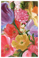"Blossom Symphony II" Flowers Frameless Printed Tempered Art Glass Wall Art