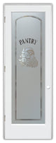 Pantry Door - Vino - Primed - 24" x 80" - Knob on Right - Pull Open
