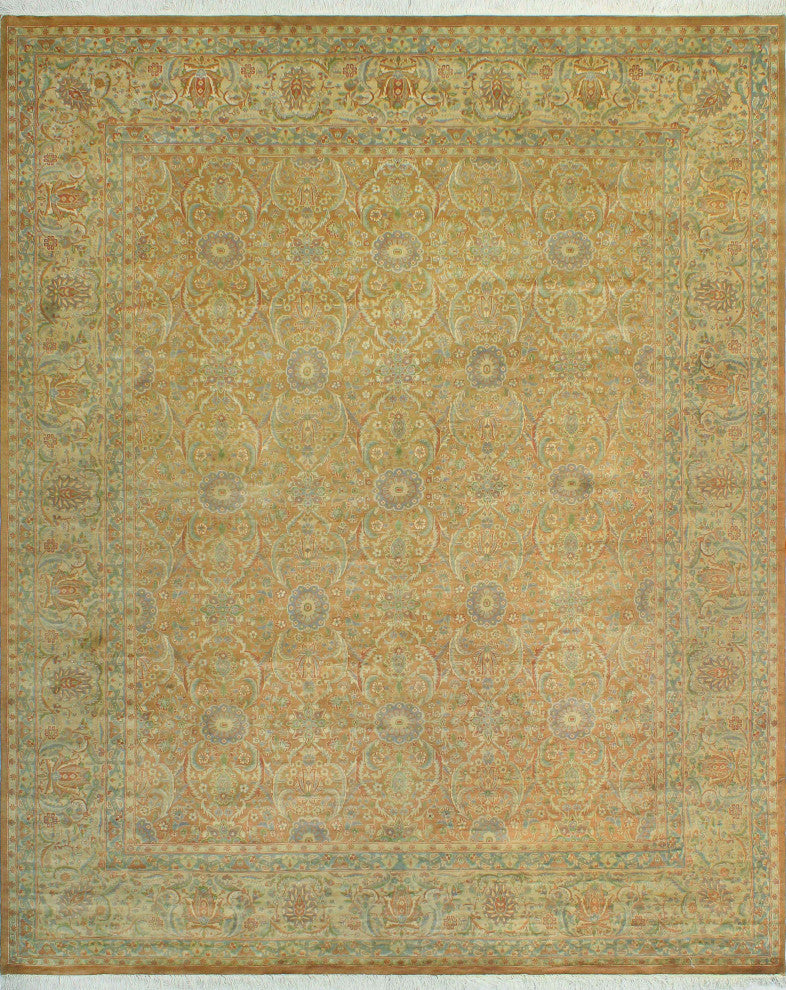 Pak-Persian Culbart Gold/Beige Rug, 8'0x10'0