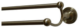 Bradford 24" Double Towel Bar, Satin Nickel