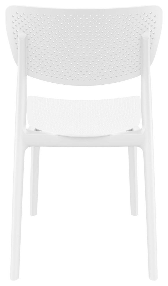 Lucy Outdoor Dining Chair, Set of 2, White