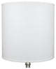 Fenchel Shades, 18"x18"x18"Spider Attachment Drum Lamp Shade, Linen White