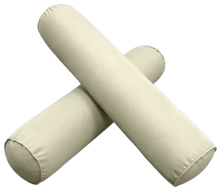 Style6 Twin Size Pipe Trim Bolster Pillow Cushion Outdoor Slip Cover ONLY AD005