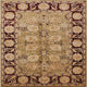 Ahgly Company Indoor Square Mid-Century Modern Area Rugs, 5' Square