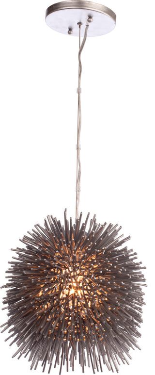 Varaluz Urchin 1-Lt Mini Pendant - Painted Chrome