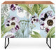 Deny Designs Kaya Credenza, Walnut, Black Steel legs