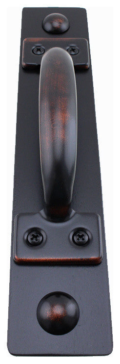 Hand Rubbed Bronze Handle, Smooth Nail Heads