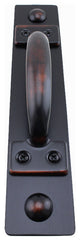 Hand Rubbed Bronze Handle, Smooth Nail Heads