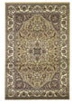 10' X 13' Beige And Ivory Medallion Area Rug