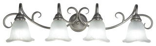 Bella 4-Light Vanity, Brushed Nickel