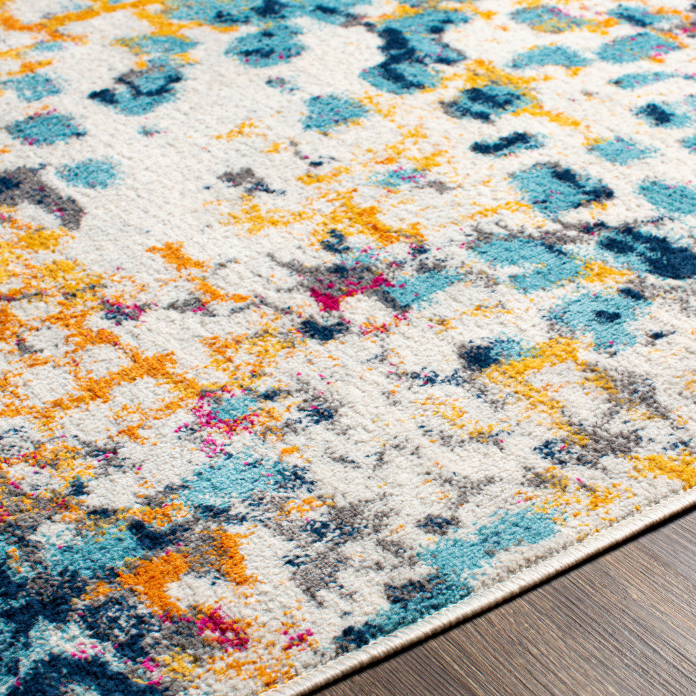 Floransa FSA-2342 Modern Colorful 7'10"x10' Area Rug