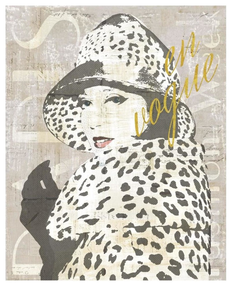 "Fashion Week Paris Halftone II" Digital Paper Print by Sue Schlabach, 30"x37"