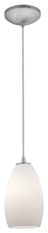 Access Lighting Champagne LED Pendant 28012-3C-BS/OPL, Brushed Steel