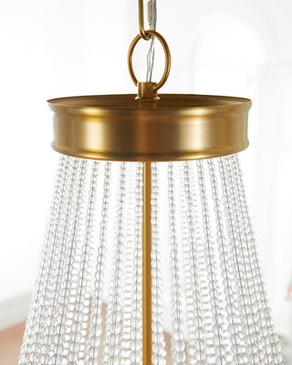 Summerhill Medium Chandelier, Burnished Brass