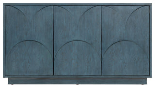 Melange Round Valley Three Door Entertainment Credenza