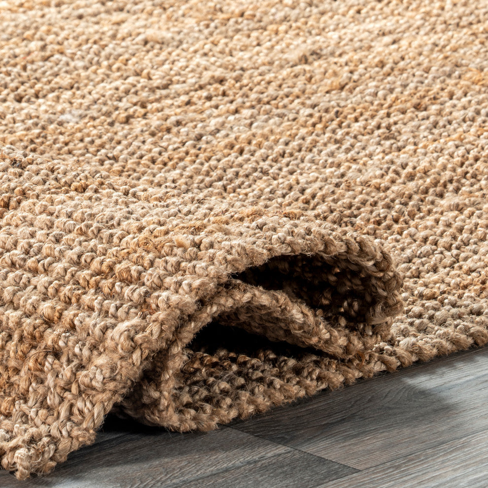 Nuloom Handwoven Natural Rug, Natural 6'x9'