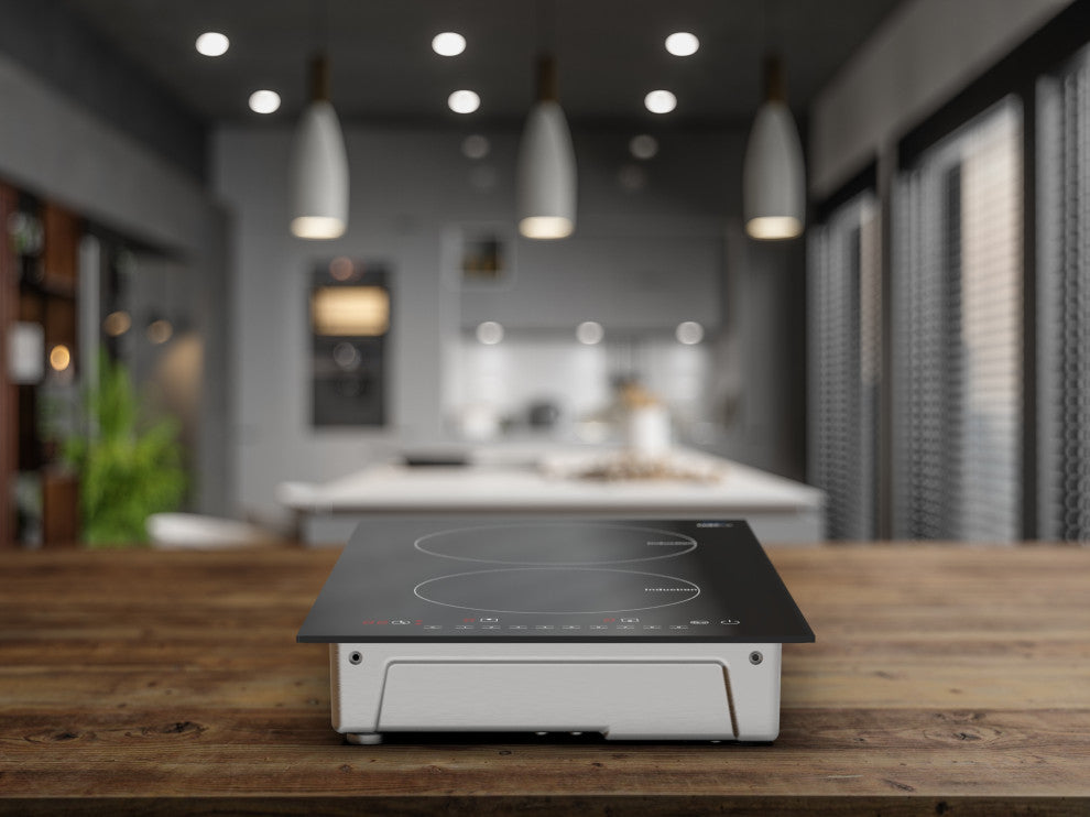 Cheftop Induction Cooktop, Portable Dual Induction Burners, 120V Digital Ceramic