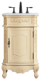 Elegant VF10121LT 21"Single Bathroom Vanity, Light Antique Beige