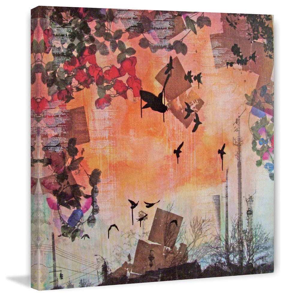 "West Wind" Painting Print on Canvas by Tracy Silva Barbosa