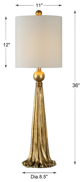 Uttermost Paravani Metallic Gold Lamp