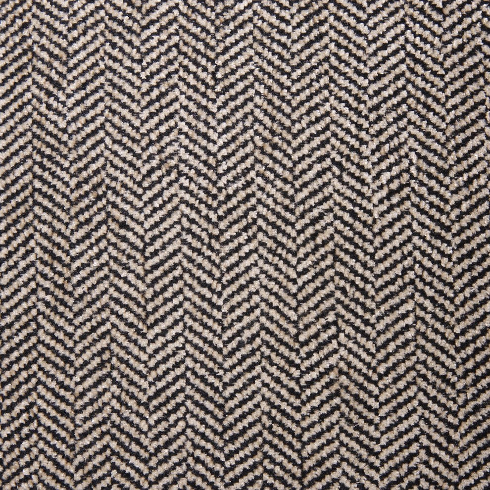 The Accent Chairs Viaggio Gray Chenille Accent Chair